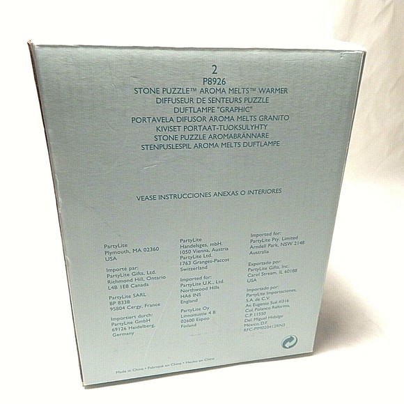 PartyLite Stone Puzzle Aroma Melts Warmer - Picture 9 of 10